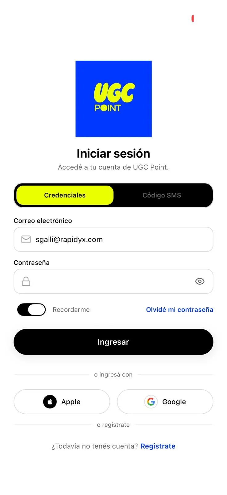 UGC Mobile App 2