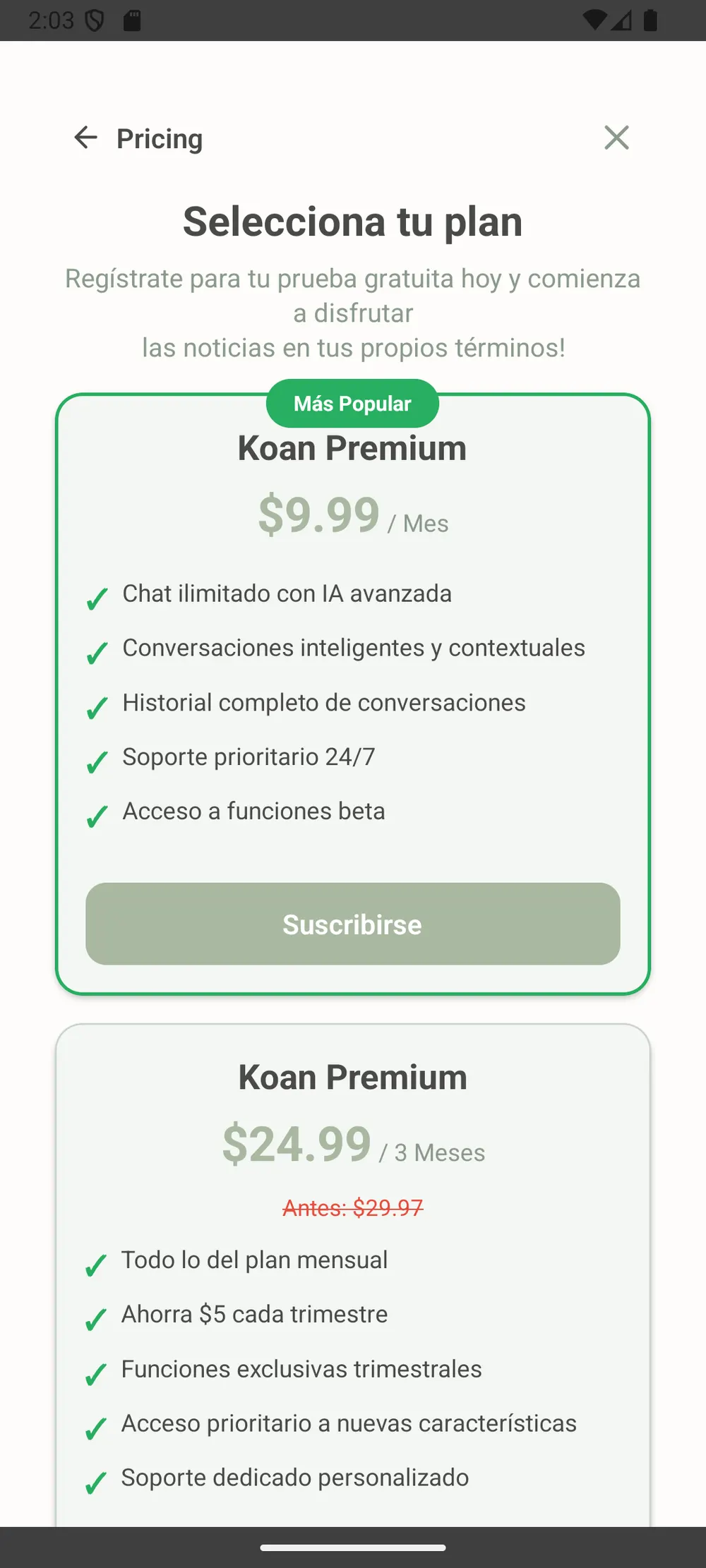 Koan App 2