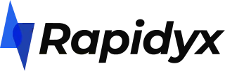Logo de Rapidyx a color sobre fondo claro